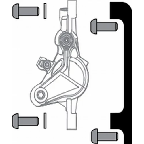 Avid 40 P tárcsafék adapter