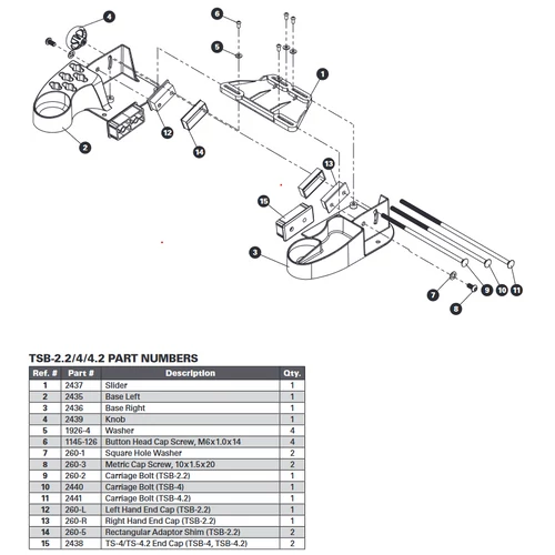 Park Tool bal oldali végdugó TSB-2.2-höz
