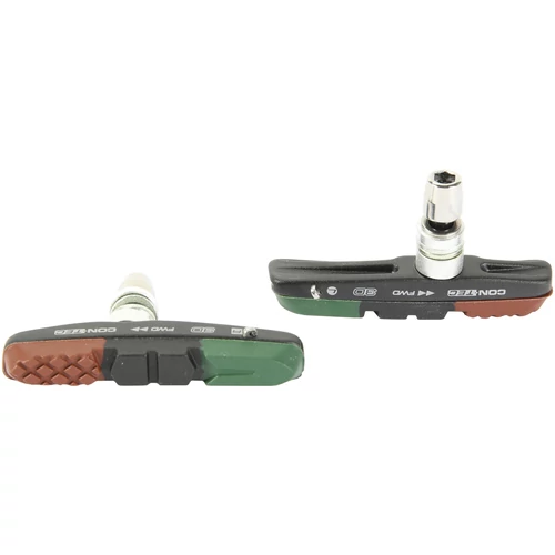 Contec V-Stop 3D imbuszos fékpofa V-fékhez fekete/zöld/barna