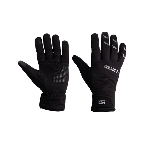 Contec Frigid TR téli hosszú ujjú kerékpáros kesztyű [fekete-szürke, L]