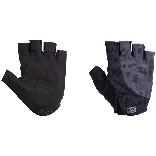 Contec Tripster nyári rövid ujjú kerékpáros kesztyű [fekete-szürke, XL]