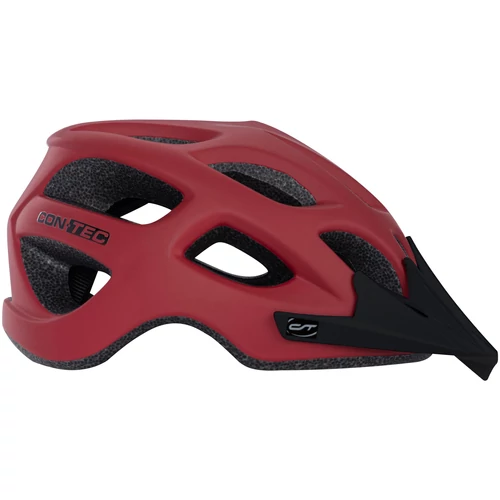 Contec Rok kerékpáros sisak [matt piros / fekete, M (55-59cm)]