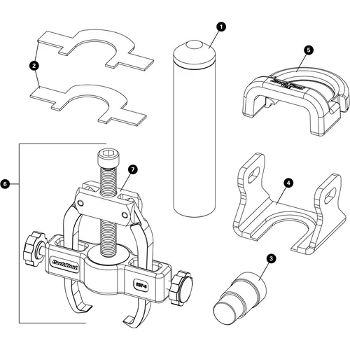 Park Tool alátét CBP-8, CBP-5 szerszám középcsapágyhoz