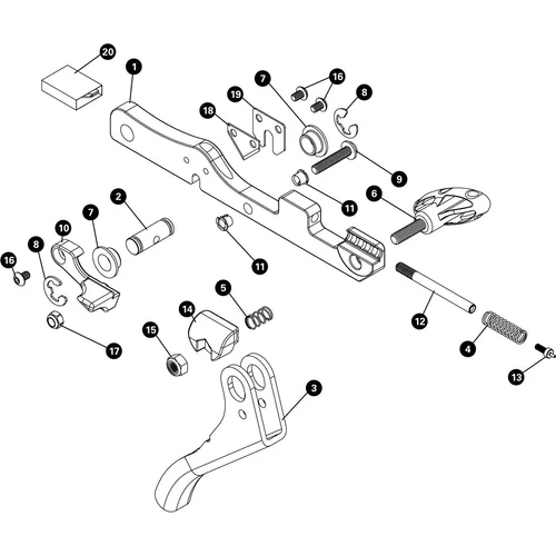 Park Tool toló tüske HBT-1 fékcsővágó