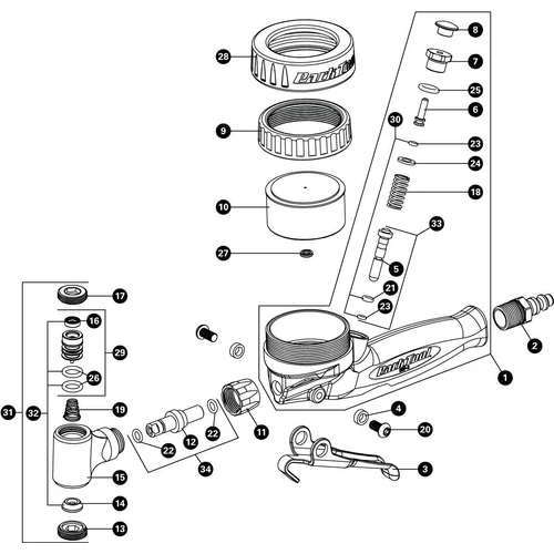 Park Tool presta szelep tömítés INF-2