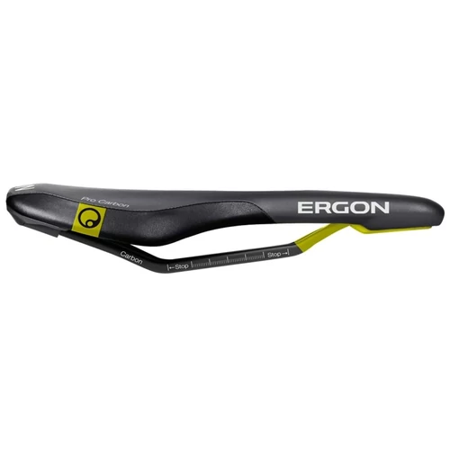 Nyereg férfi Ergon SME-3 Enduro Pro Carbon S/M Black/Green187g