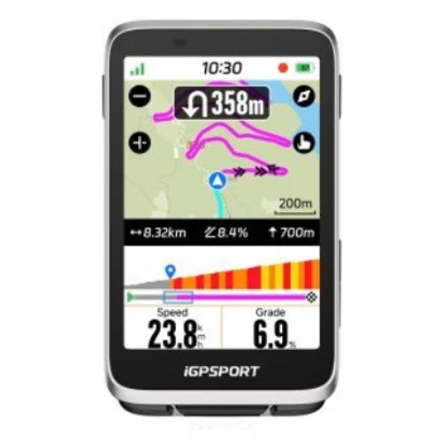 iGPSPORT BiNavi ezüst GPS computer