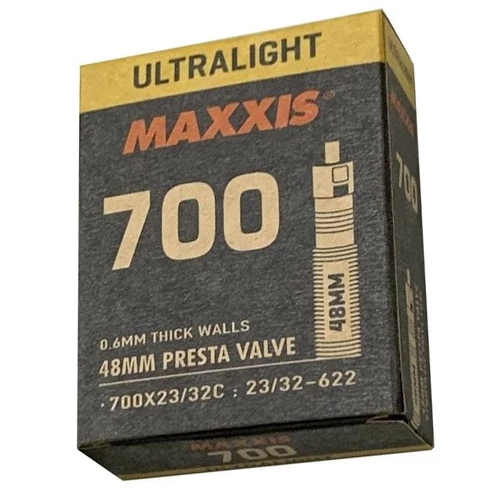 Belső Maxxis 700X23/32C ULTRALIGHT Preszta szelepes 48 mm 75g