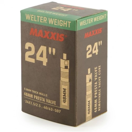 Belső Maxxis 24X1.5/2.5 WELTER WEIGHT Presta szelepes 48mm 148g