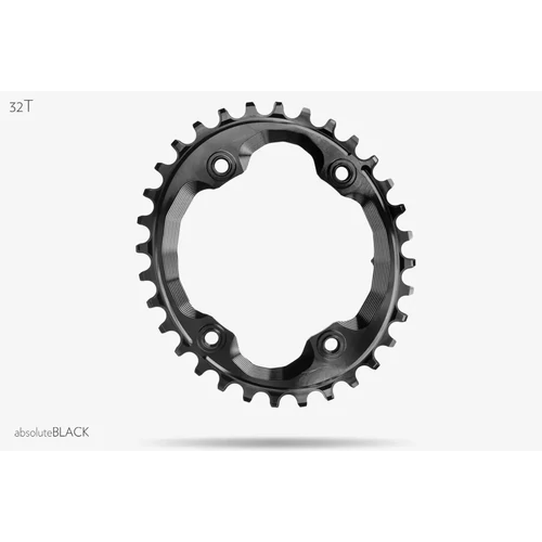 Lánckerék MTB OVAL XTR M9000 asszimetrikus N/W fekete 32T  (integrated threads)