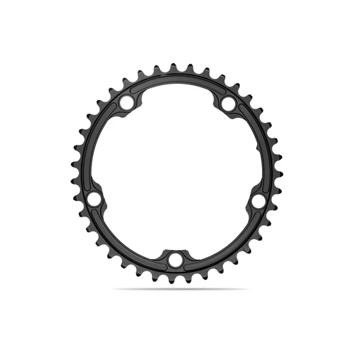 Lánckerék Országúti OVAL 130BCD 5 lyukas fekete 39T