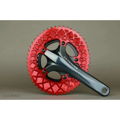 Lánckerék Országúti OVAL 110BCD 5 lyukas piros 50T