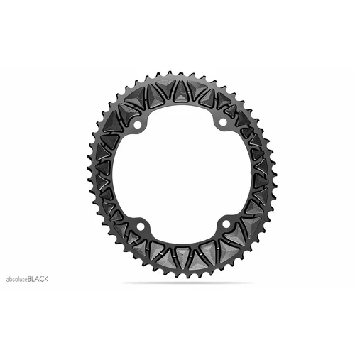 Lánckerék Országúti OVAL Campagnolo fekete 145/112BCD 4 lyukas 53T