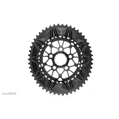 Lánckerék Országúti OVAL SpideRing direct mount Cannondale fekete 52/36 szett