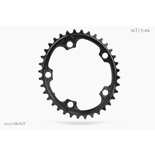 Lánckerék Országúti OVAL SRAM 110BCD 5 lyukas fekete 36T