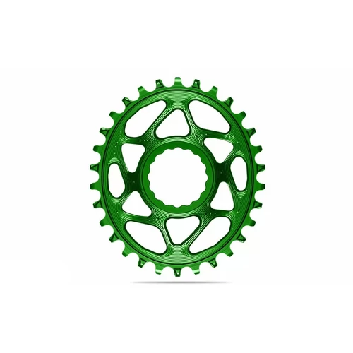 Lánckerék MTB OVAL SRAM Direct Mount/GXP N/W  zöld (6mm offset) 34T