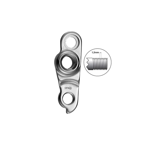 Gh-187 váltótartófül union alu + csavar (m12, 1.5)