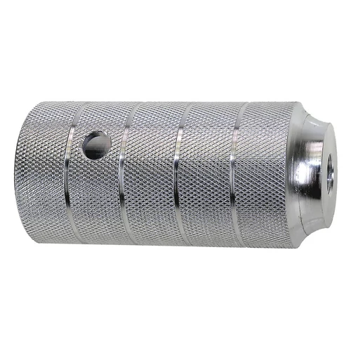 Bmx fellépő acél 14mm 50x110mm 1/2" ezüst