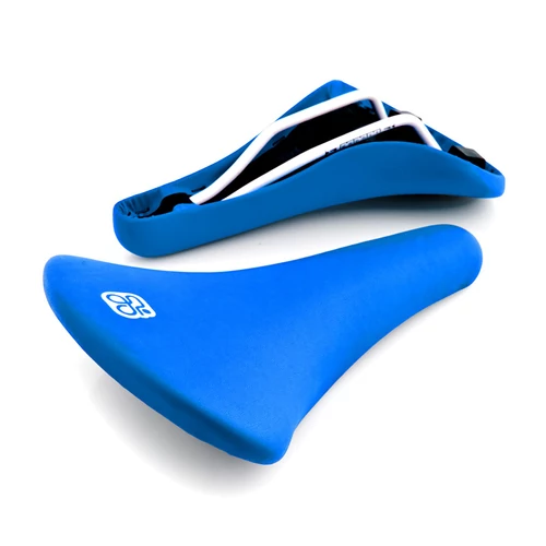 Csepel Puhos nyereg égkék // fehér