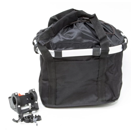 Kerékpár első adapteres kosár első szövet fekete