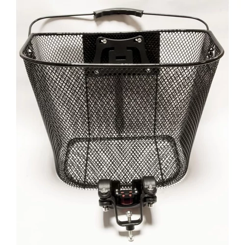 Kerékpár első adapteres kosár fekete