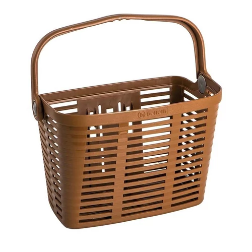 Kerékpáros első adapteres kosár barna