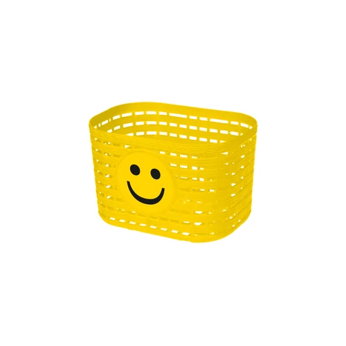 Kosár gyermek műanyag smiley sárga