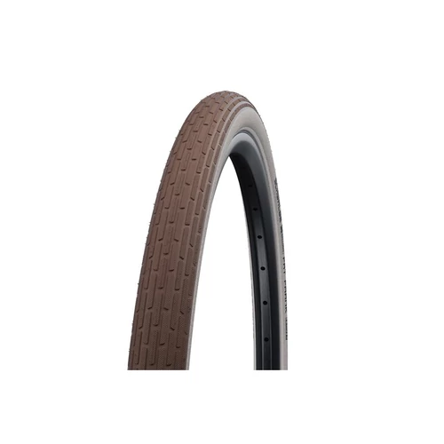 Köpeny 26x2,35 (60-559) schwalbe fat frank hs375 barna / fehér reflexcsíkos