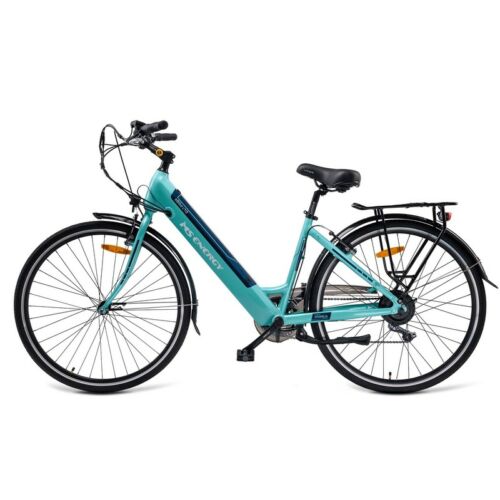 Ms energy elektromos kerékpár c10 női 6 sp 26/17 menta kék