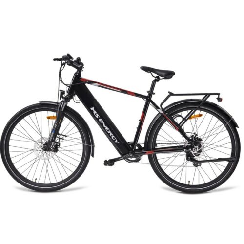 Ms energy elektromos kerékpár t10 trekking 7 sp 28/21 fekete/piros