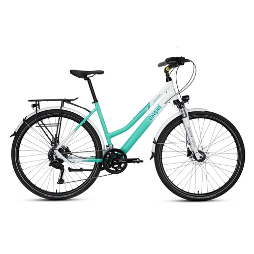 Csepel Traction 300 női 28/17 2025 matt fehér-türkiz ys701-ys7349