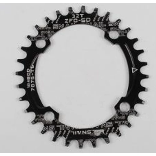 Lánckerék spyr speed 104/32 oval alu blk