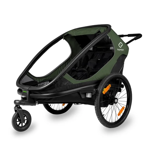 Hamax hamax outback kerépár utánfutó zöld/fekete