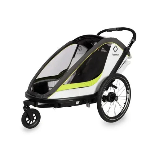 Hamax hamax breeze one kerékpár utánfutó fehér/zöld