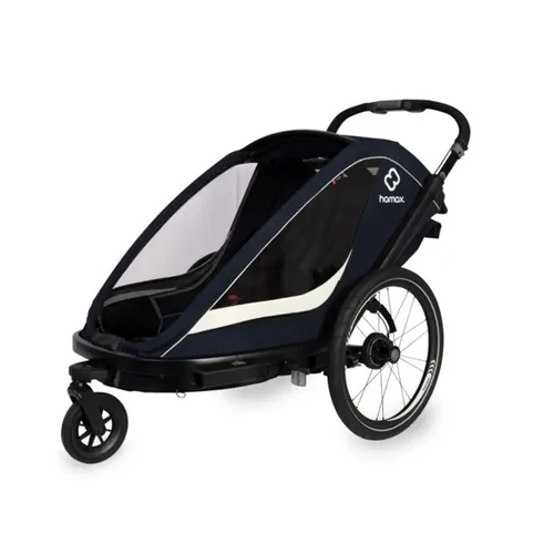 Hamax hamax breeze kerékpár utánfutó navy/krém