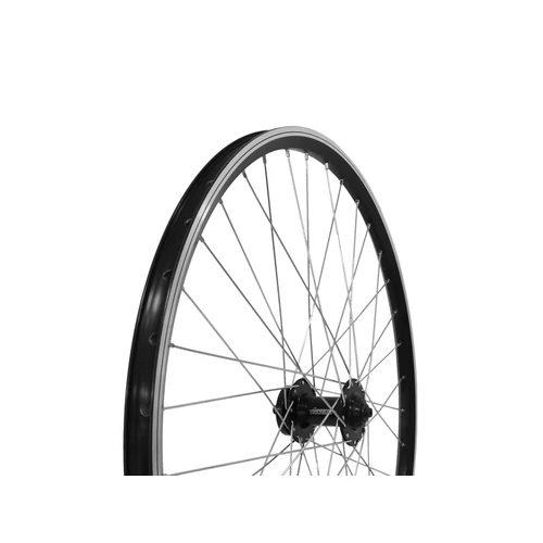 Neuzer kerék 26-os első duplafalú remerx fekete felni gyorszáras alu. agy tárcsafékes fekete
