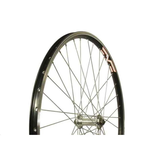 Kerék 26-os első duplafalú mach1 fekete felni gyorszáras alu. agy ezüst
