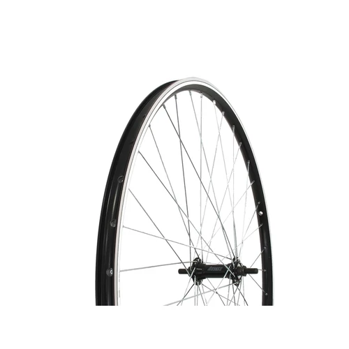 Neuzer kerék 622-es első duplafalú mach 1 fekete felni menetes alu. agy fekete