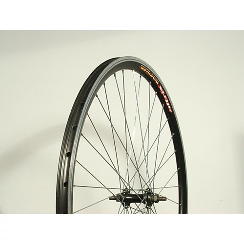 Kerék 622-es első duplafalú remerx dragon fekete felni menetes acél agy fekete