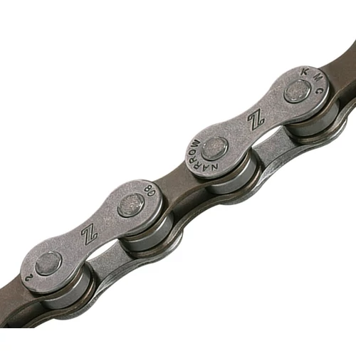 Kmc lánc kmc z7 1/2x3/32 114 szem műanyag dobozban 7 sebesség szürke/barna