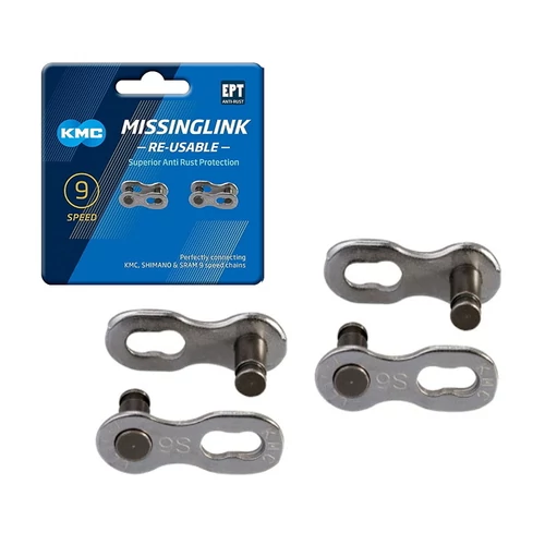 Kmc lánc patentszem 1/2x11/128 kmc cl-566rb-rb 9 sebesség