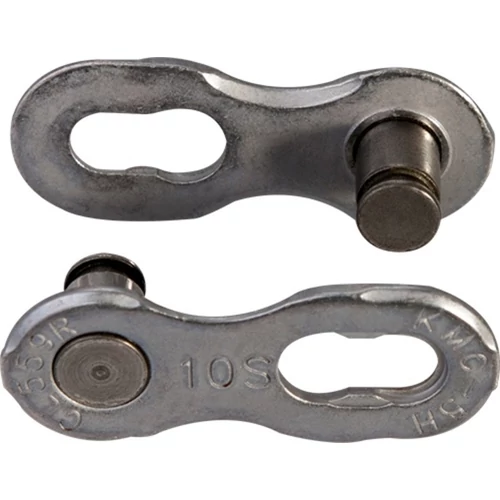 Kmc lánc patentszem 1/2x11/128 kmc 10 sebesség ezüst