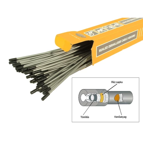 Bowdenház tömített sp 4x300mm váltó szürke 1 db alligator ly-16630014