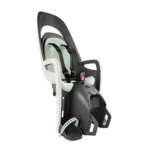 Hamax gyerekülés hátra csomagtartóra caress fehér/szürke menta párnával hamax