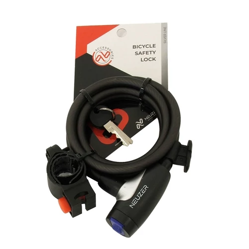 Zár spirál 10x1500mm 547-1e átlátszó matt fekete tartóval