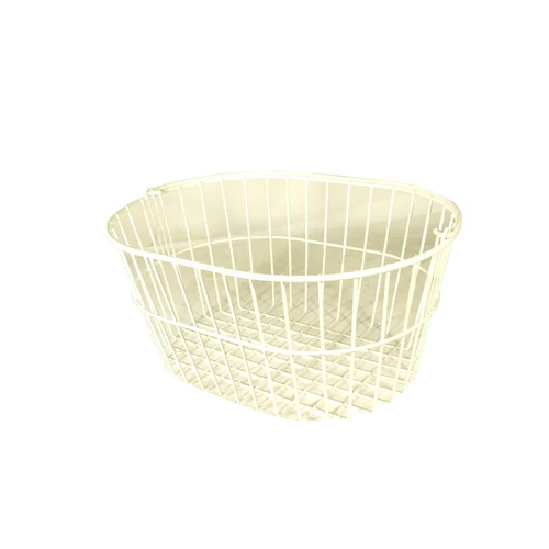 Kosár előre füles fehér
