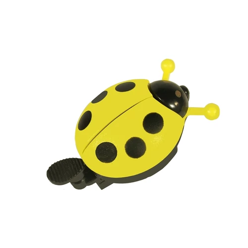 Csengő gyermek katica sárga