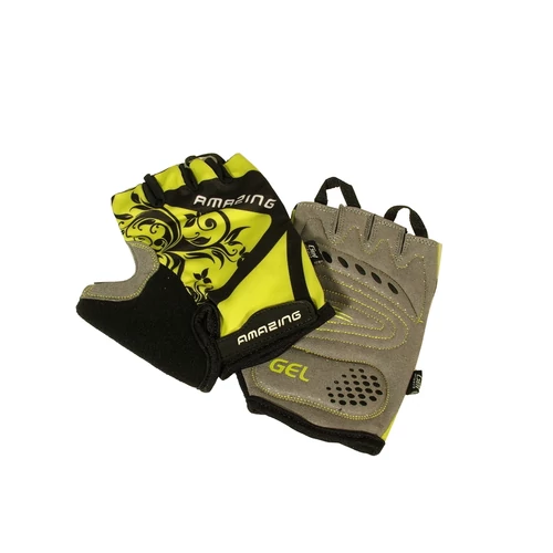 Kesztyű női m lime/fekete fehér amazing tépőzáras