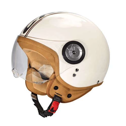 Cratoni sisak milano creme-red glossy m 57-58 cm cratoni