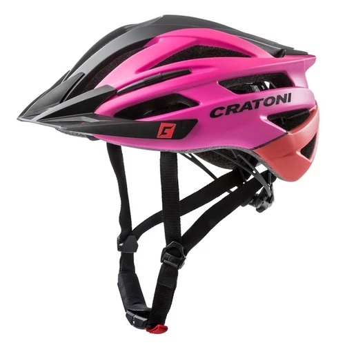 Cratoni sisak agravic black-pink-red -black matt l-xl 58-62 cm cratoni